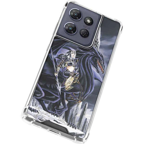 Dead of Winter Dragon and Warriors by Ruth Thompson Moto G Power 5G (2025) Clear Case