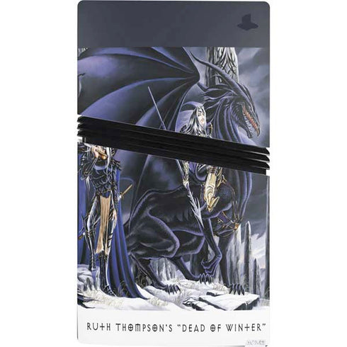 Dead of Winter Dragon and Warriors by Ruth Thompson PS5 Pro Console Skin
