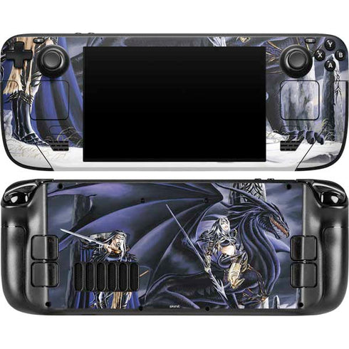 Dead of Winter Dragon and Warriors by Ruth Thompson Steam Deck Handheld Gaming Computer OLED Skin
