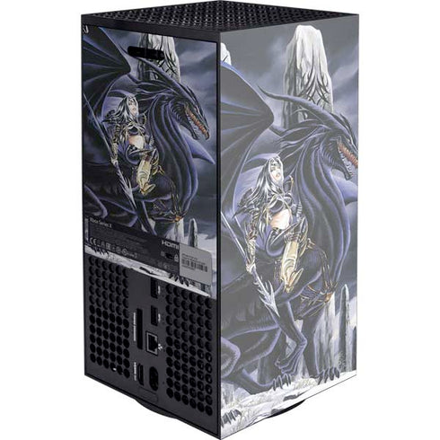 Dead of Winter Dragon and Warriors by Ruth Thompson XBox Series X Digital Edition Console Skin
