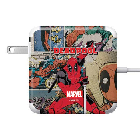 Marvel Deadpool Deadpool Collage 85W Power Adapter (15 and 17 inch MacBook Pro Charger) Skin
