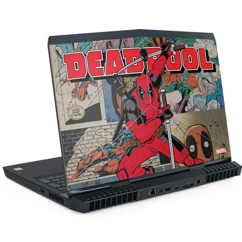 Marvel Deadpool Deadpool Collage Dell Alienware Skin