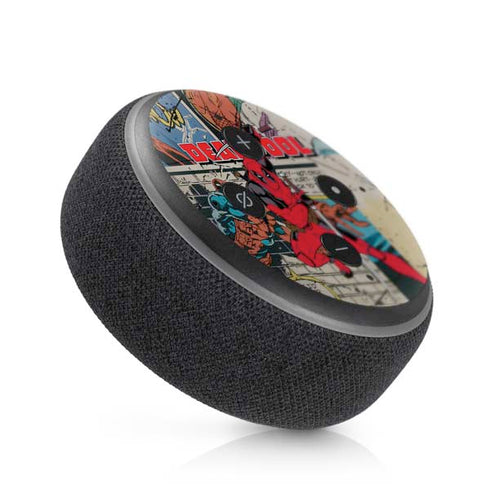 Marvel Deadpool Deadpool Collage Amazon Echo Dot Skin