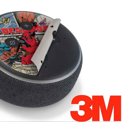 Marvel Deadpool Deadpool Collage Amazon Echo Dot Skin