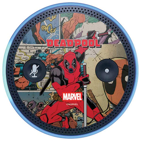 Marvel Deadpool Deadpool Collage Amazon Echo Skin