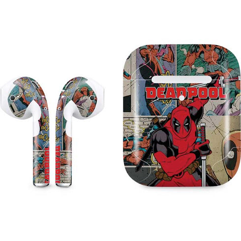 Marvel Deadpool Deadpool Collage Apple AirPods 2 Skin