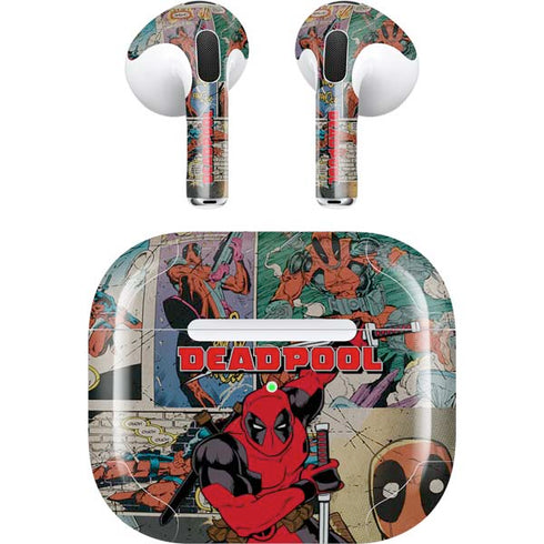 Marvel Deadpool Deadpool Collage Apple AirPods (3rd Gen 2021) Skin