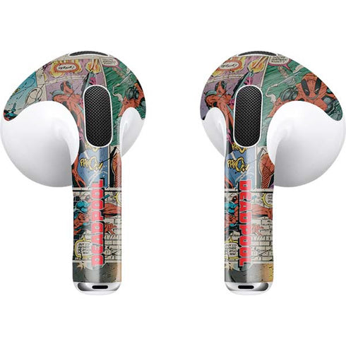 Marvel Deadpool Deadpool Collage Apple AirPods (3rd Gen 2021) Skin