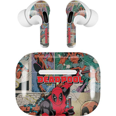 Marvel Deadpool Deadpool Collage Apple AirPods Pro Skin
