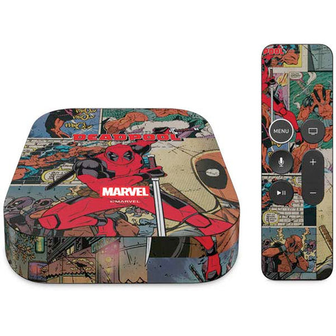 Marvel Deadpool Deadpool Collage Apple TV Skin