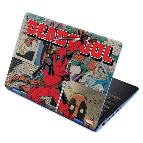 Marvel Deadpool Deadpool Collage Aspire R11 11.6in Skin