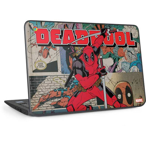 Marvel Deadpool Deadpool Collage HP Chromebook Skin