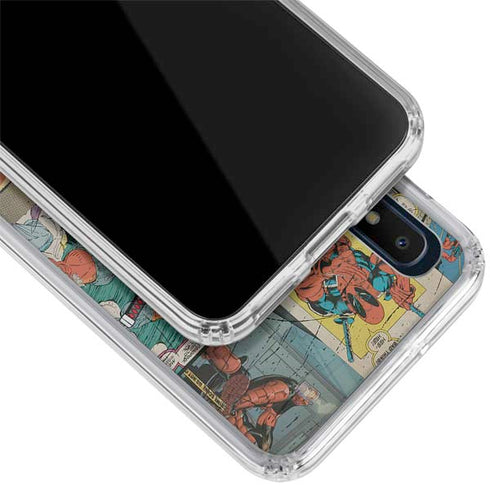 Marvel Deadpool Deadpool Collage Galaxy A10e Clear Case