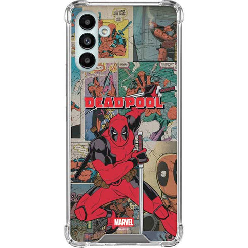 Marvel Deadpool Deadpool Collage Galaxy A13 5G Clear Case