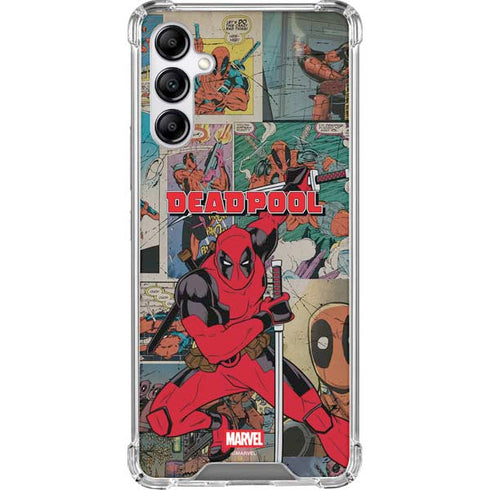 Marvel Deadpool Deadpool Collage Galaxy A14 5G Clear Case