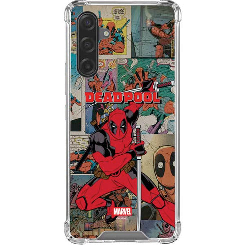 Marvel Deadpool Deadpool Collage Galaxy A17 Clear Case