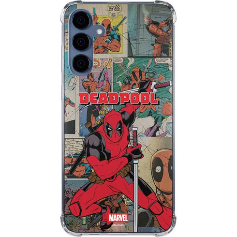 Marvel Deadpool Deadpool Collage Galaxy A35 5G Clear Case
