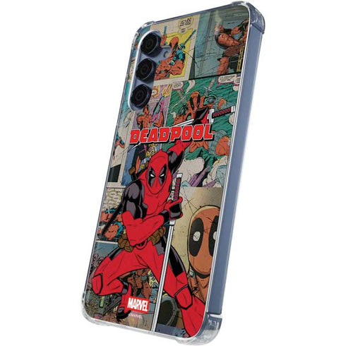 Marvel Deadpool Deadpool Collage Galaxy A35 5G Clear Case
