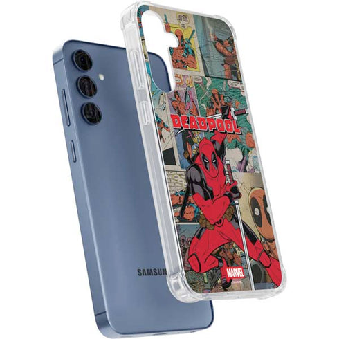 Marvel Deadpool Deadpool Collage Galaxy A35 5G Clear Case