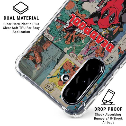 Marvel Deadpool Deadpool Collage Galaxy A36 5G Clear Case