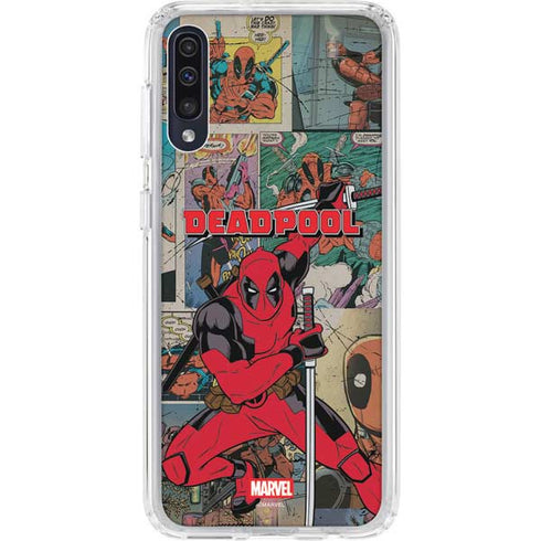 Marvel Deadpool Deadpool Collage Galaxy A50 Clear Case
