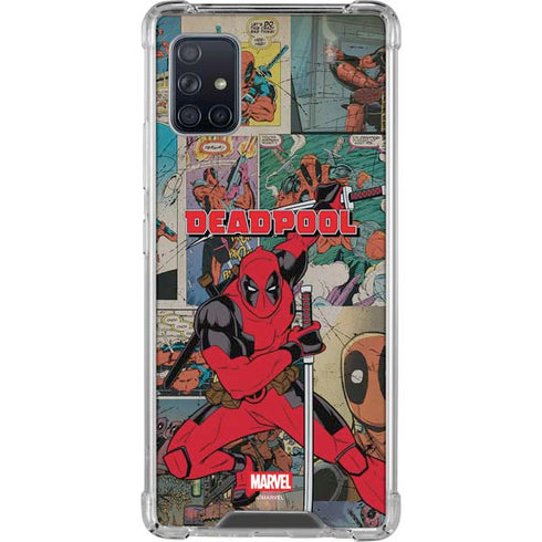 Marvel Deadpool Deadpool Collage Galaxy A51 5G Clear Case