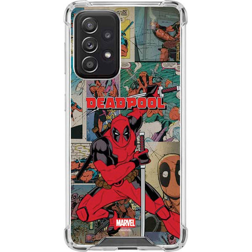 Marvel Deadpool Deadpool Collage Galaxy A52 5G Clear Case