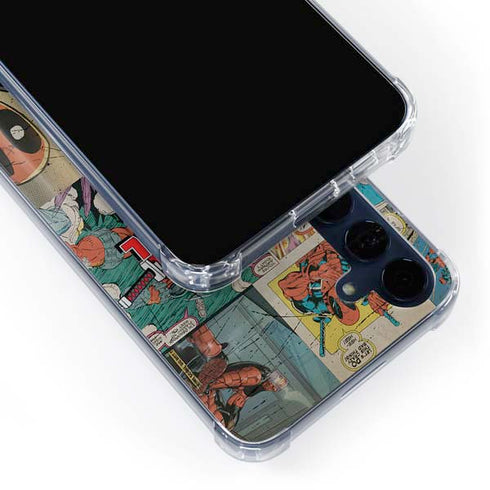 Marvel Deadpool Deadpool Collage Galaxy A55 5G Clear Case