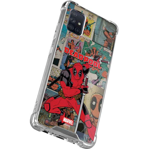 Marvel Deadpool Deadpool Collage Galaxy A71 5G Clear Case