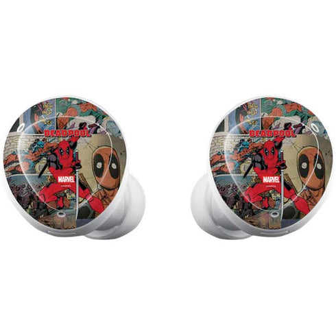 Marvel Deadpool Deadpool Collage Galaxy Buds Plus Skin