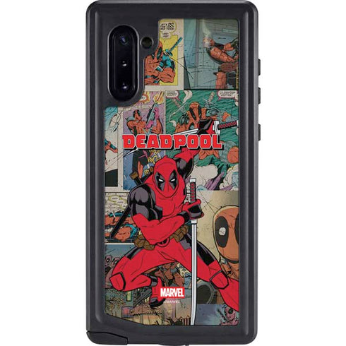 Marvel Deadpool Deadpool Collage Galaxy Note 10 Waterproof Case