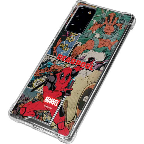 Marvel Deadpool Deadpool Collage Galaxy Note20 5G Clear Case