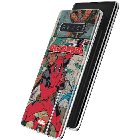 Marvel Deadpool Deadpool Collage Galaxy S10 Skin