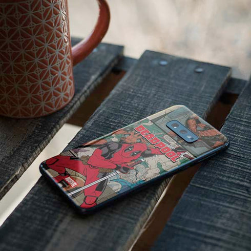 Marvel Deadpool Deadpool Collage Galaxy S10e Skin