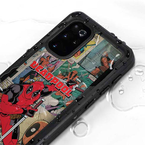 Marvel Deadpool Deadpool Collage Galaxy S20 Plus Waterproof Case