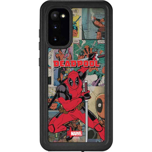 Marvel Deadpool Deadpool Collage Galaxy S20 Waterproof Case