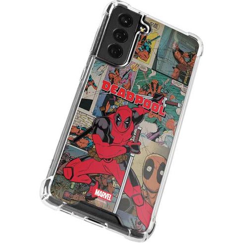 Marvel Deadpool Deadpool Collage Galaxy S21 FE Clear Case