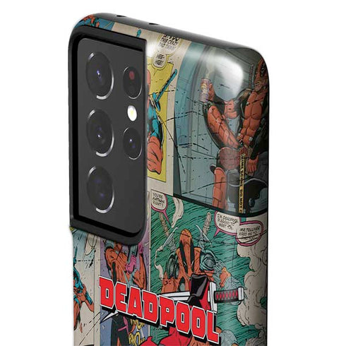 Marvel Deadpool Deadpool Collage Galaxy S21 Ultra 5G Pro Case