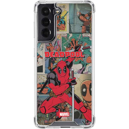 Marvel Deadpool Deadpool Collage Galaxy S22 Clear Case