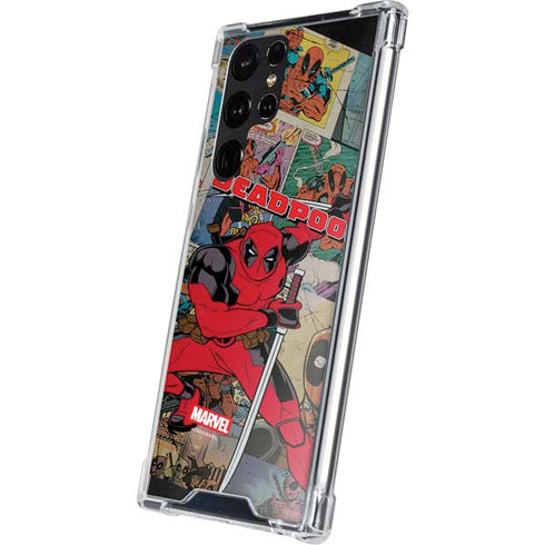 Marvel Deadpool Deadpool Collage Galaxy S22 Ultra Clear Case