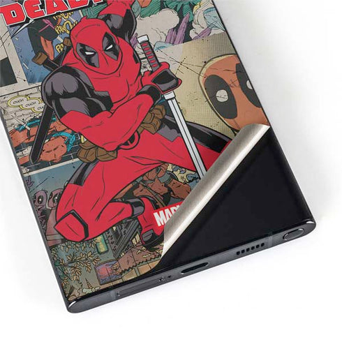 Marvel Deadpool Deadpool Collage Galaxy S22 Ultra Skin