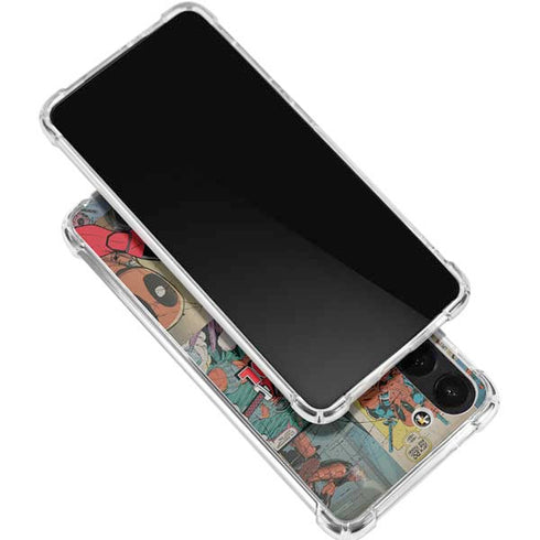 Marvel Deadpool Deadpool Collage Galaxy S23 FE Clear Case