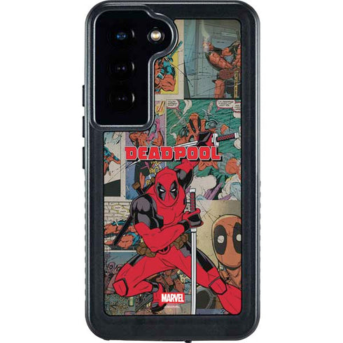 Marvel Deadpool Deadpool Collage Galaxy S23 Waterproof Case