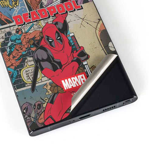 Marvel Deadpool Deadpool Collage Galaxy S24 Ultra Skin