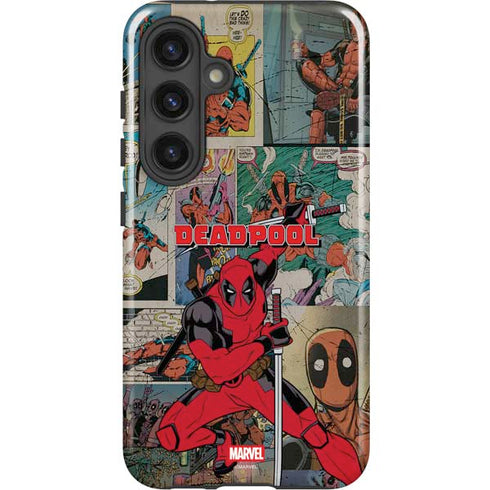 Marvel Deadpool Deadpool Collage Galaxy S25 Impact Case