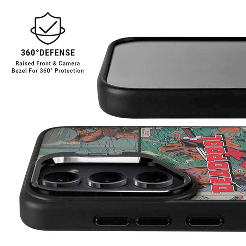 Marvel Deadpool Deadpool Collage Galaxy S25 Kickstand Case
