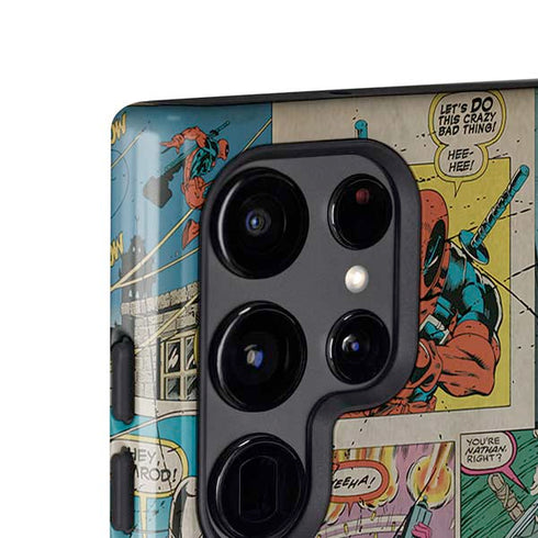 Marvel Deadpool Deadpool Collage Galaxy S25 Ultra Impact Case