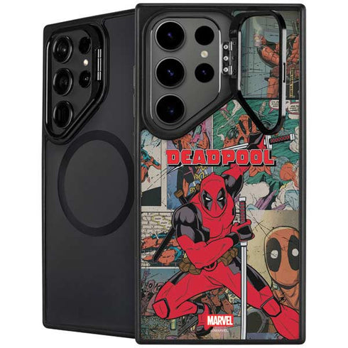 Marvel Deadpool Deadpool Collage Galaxy S25 Ultra Kickstand Case