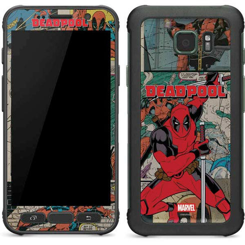 Marvel Deadpool Deadpool Collage Galaxy S7 Active Skin