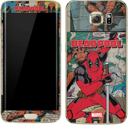 Marvel Deadpool Deadpool Collage Galaxy S7 Edge Skin
